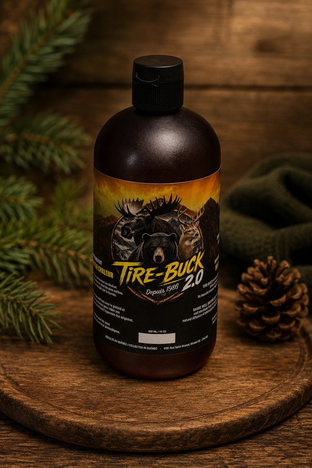 Tire-Buck 2.0 – Leurre urine de jument en chaleur 500 ml
