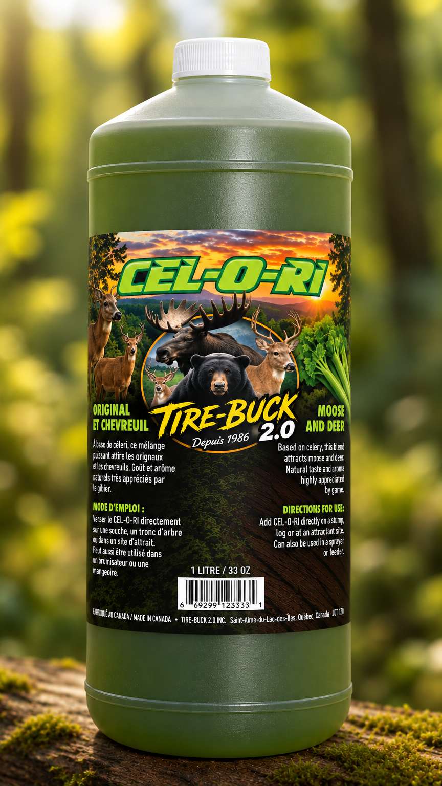 Cel-O-Ri – Minéraux pour Saline Orignal et Chevreuil 1 Litre