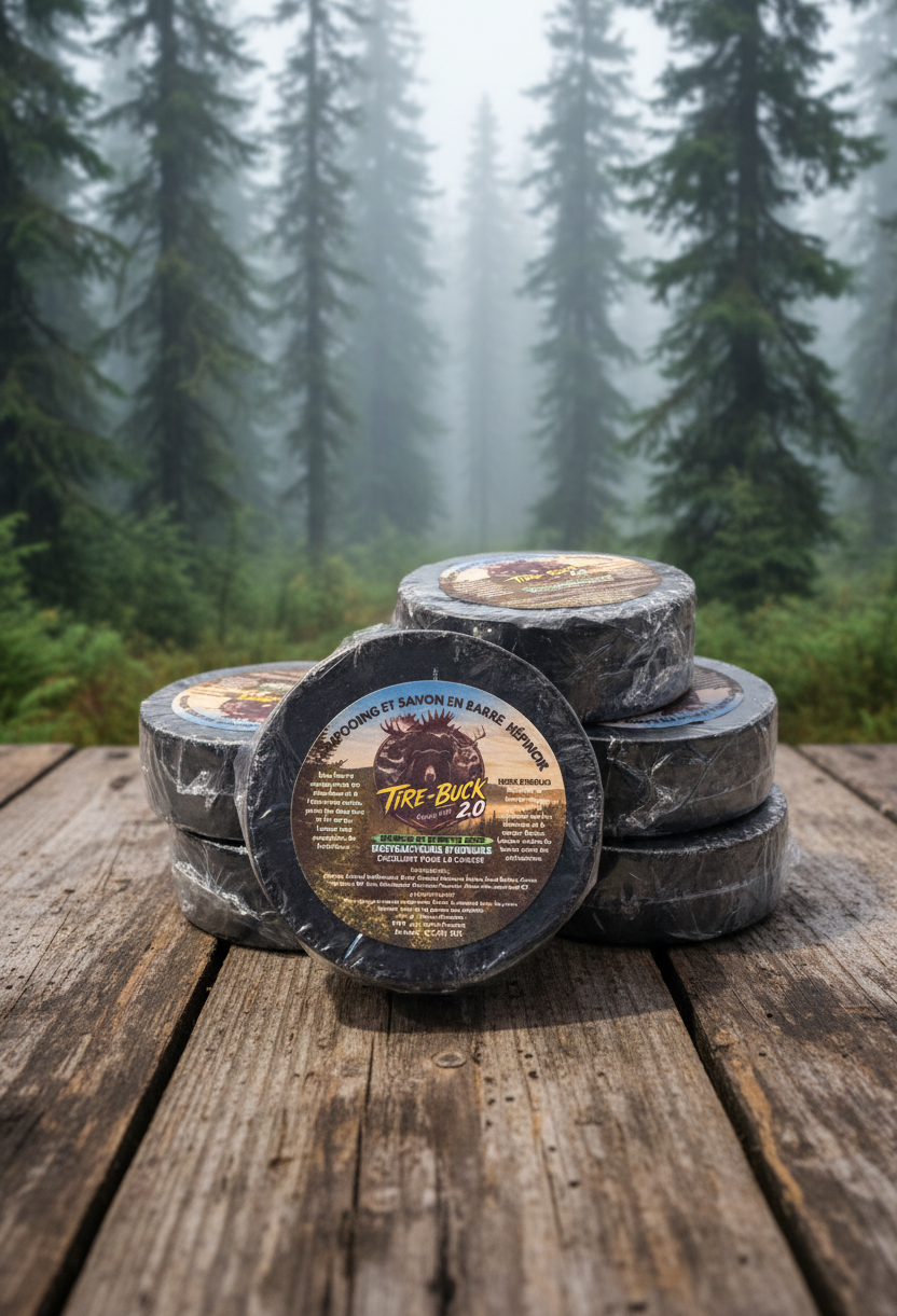 Tire-Buck 2.0 – Shampooing & Savon en Barre Hépinoir